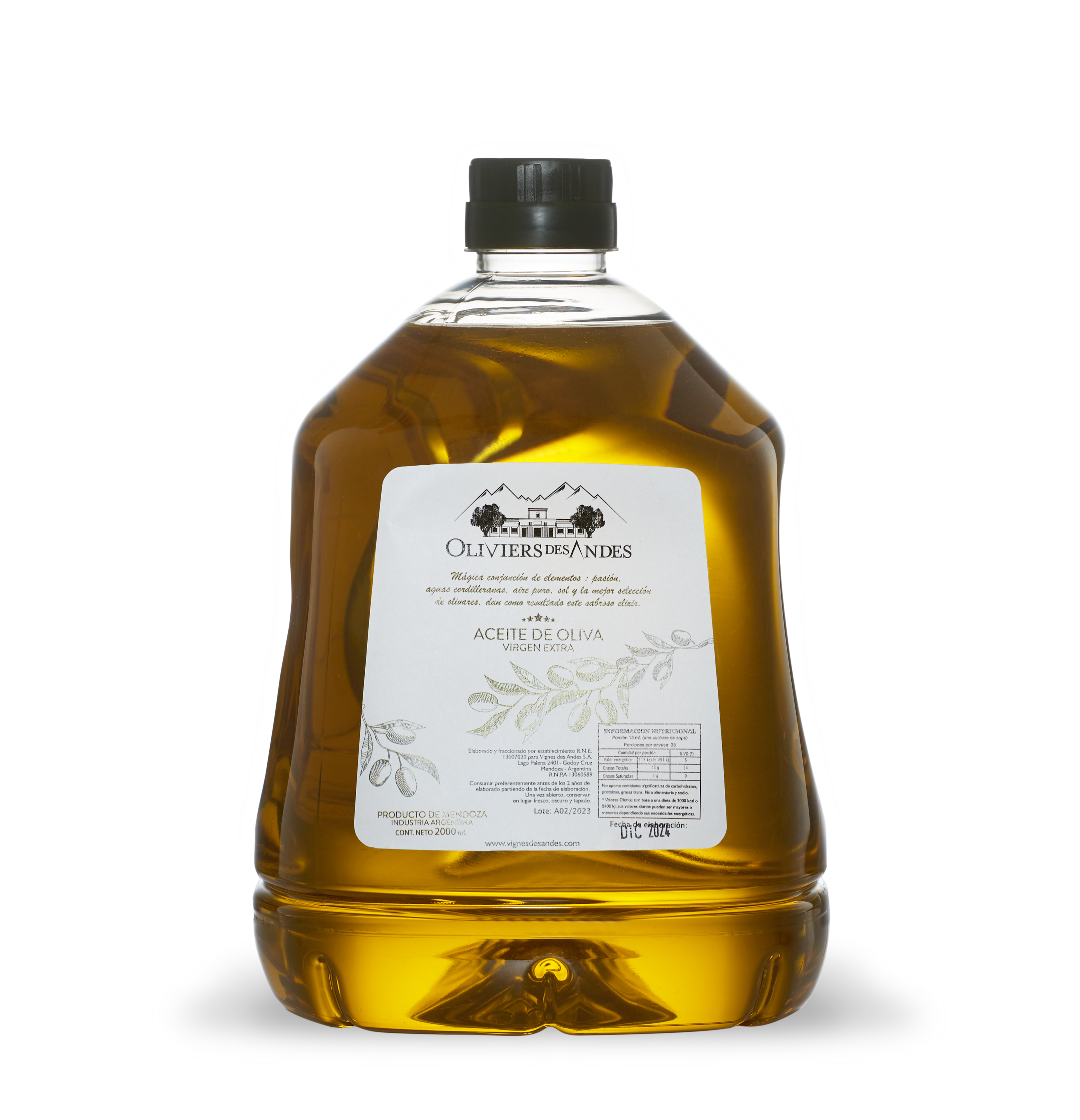 HUILE D'OLIVE VIERGE EXTRA - GRAN BLEND BIDON 2L